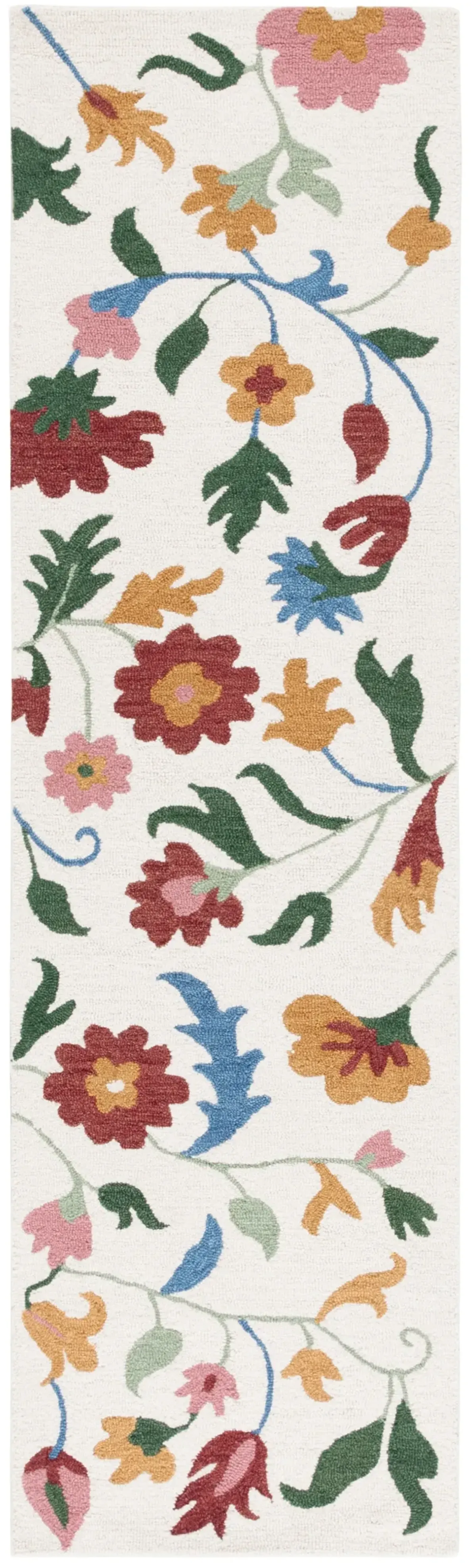 BLOSSOM 569 IVORY  2'-6' x 8' Runner Rug