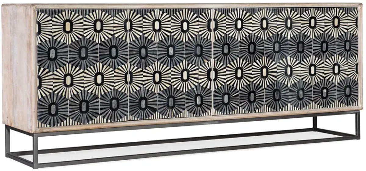 Melange Whitmore Four Door Credenza