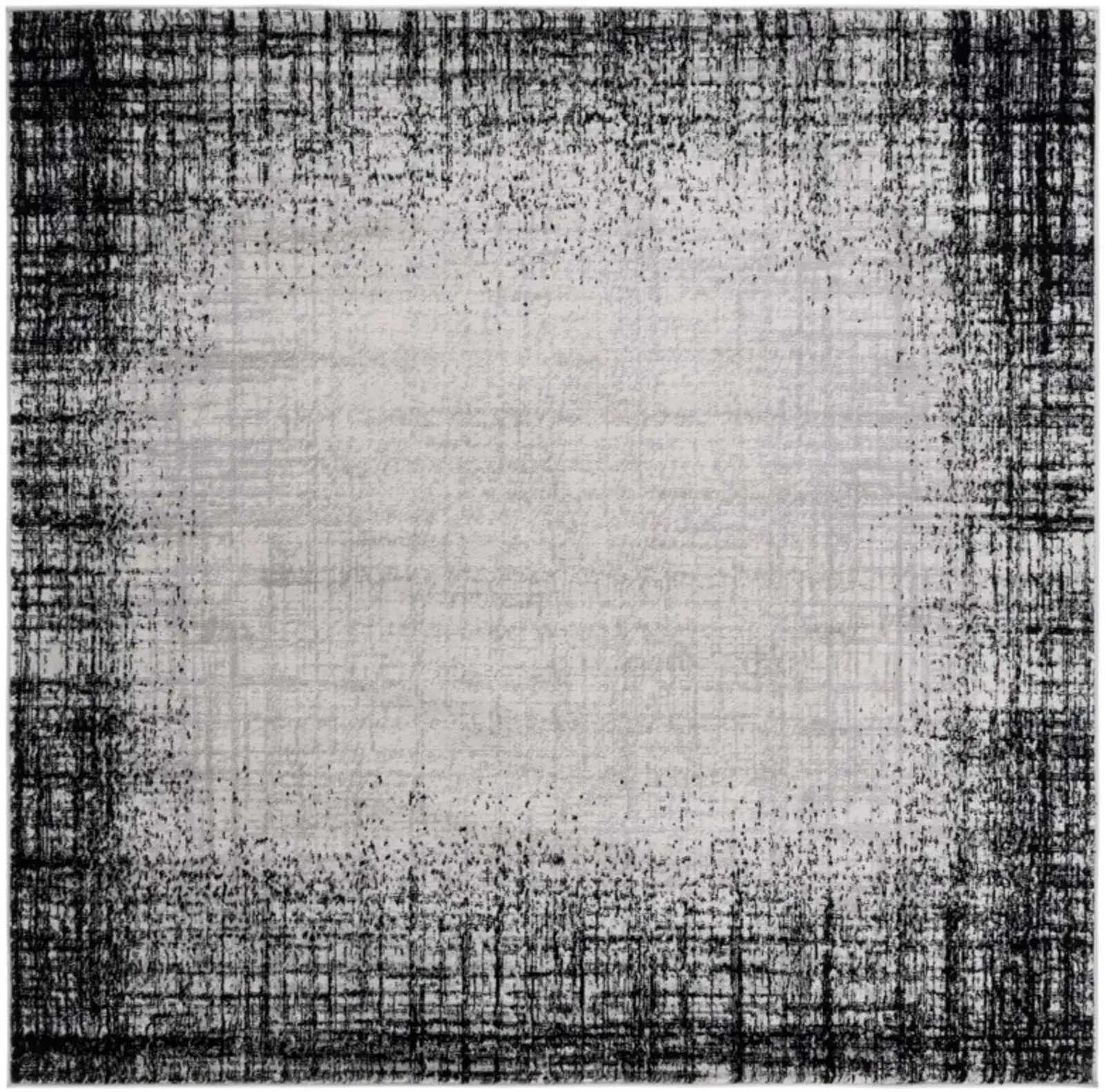 SKYLER 113 IVORY GREY  6'-7' x 6'-7' Square Square Rug