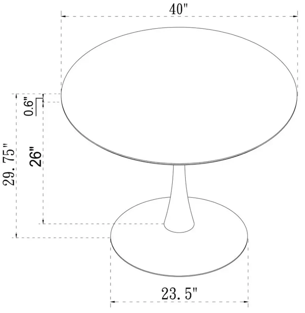 Arkell Round Pedestal Dining Table