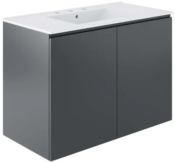 Bryn 36" Wall-Mount Bathroom Vanity