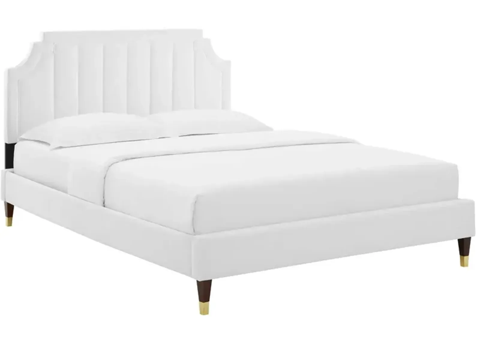 Sienna Performance Velvet King Platform Bed