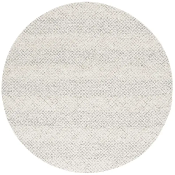 EBONY Hand Tufted 6' x 6' Round area rug