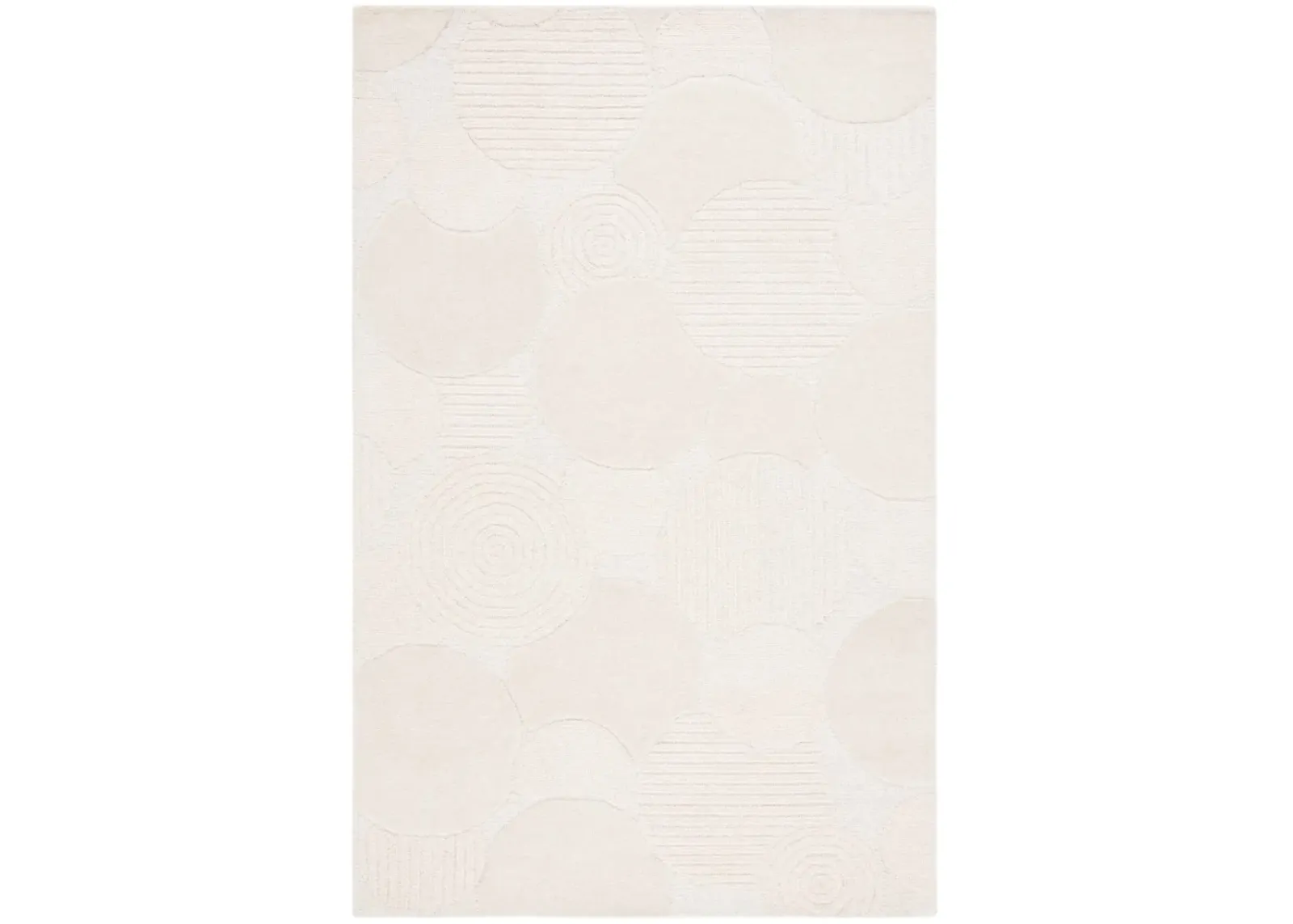 EBONY 403 IVORY 6' x 9' Medium Rectangle Rug