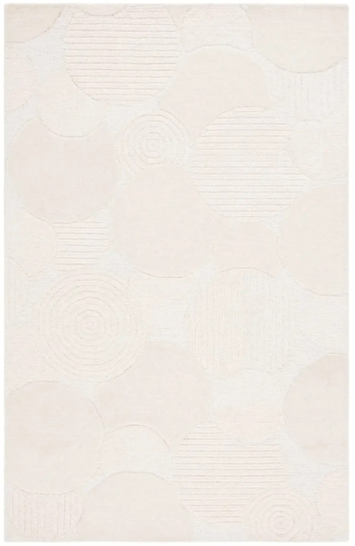 EBONY 403 IVORY 6' x 9' Medium Rectangle Rug