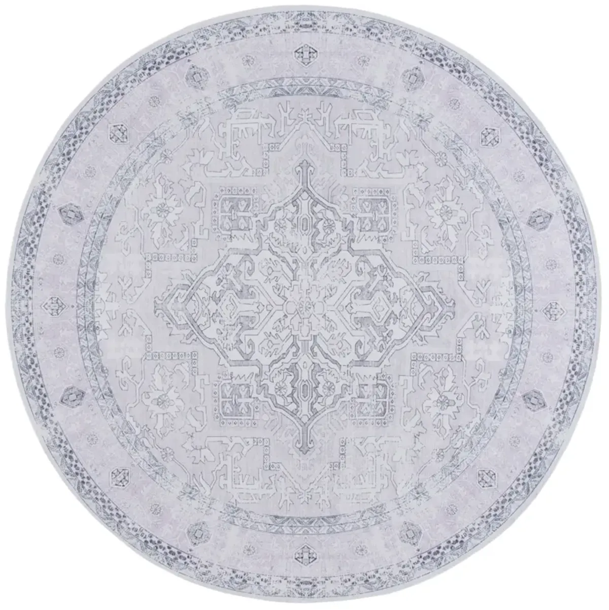 ARIZONA 223 PINK  6' x 6' Round Round Rug