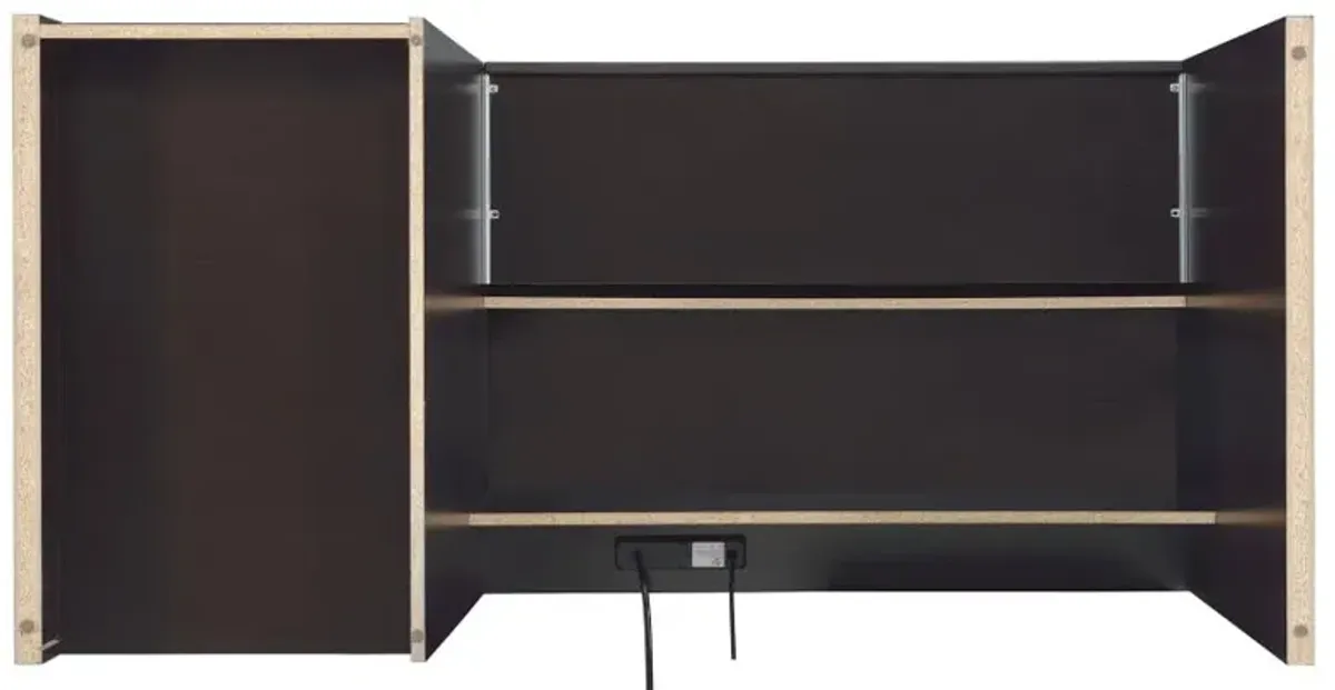 Halston 3-drawer Connect-it Office Desk Cappuccino