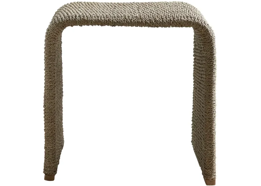 Calabria Woven Seagrass End Table