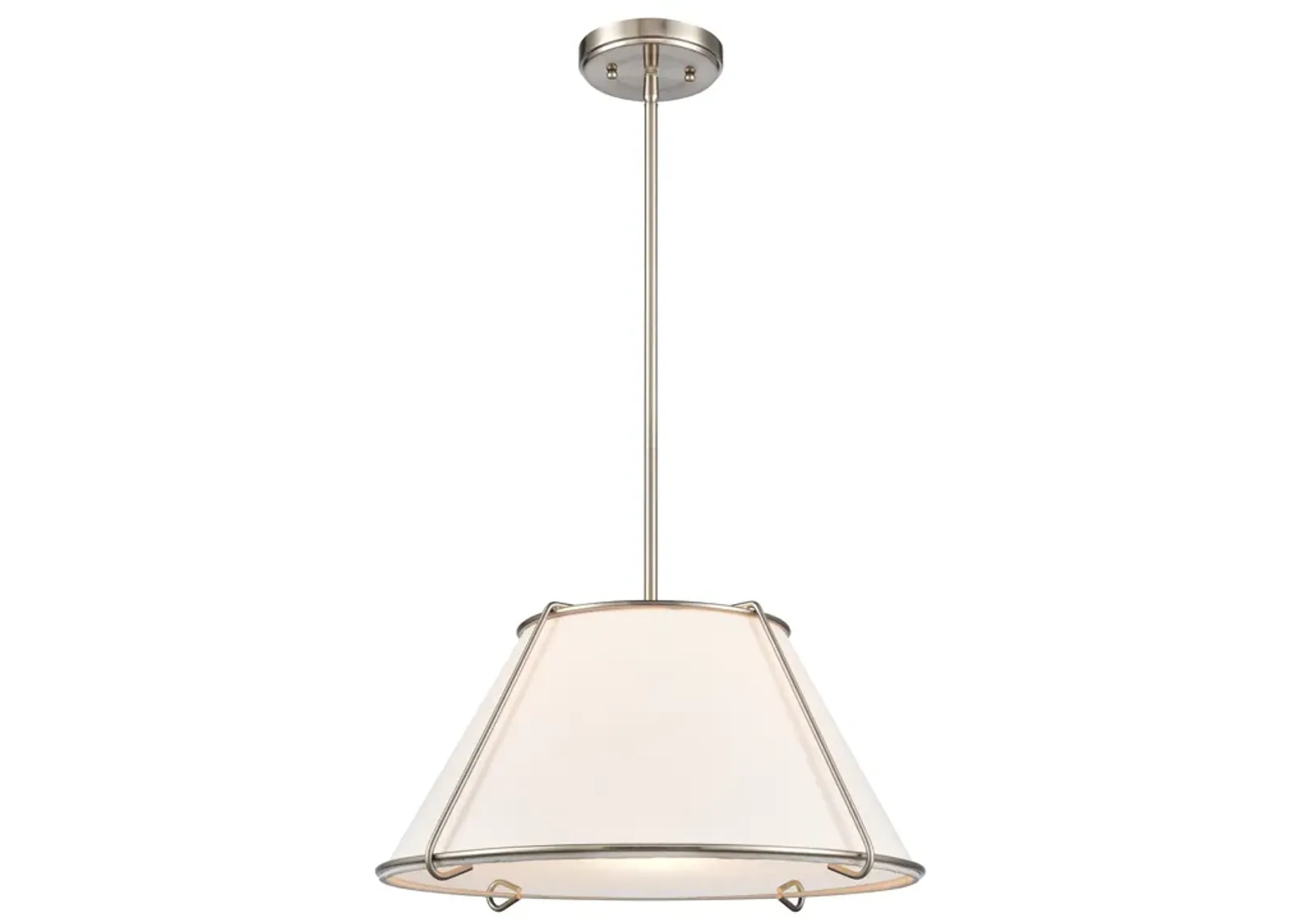 Regalia 18" Wide 1-Light Pendant - Satin Nickel