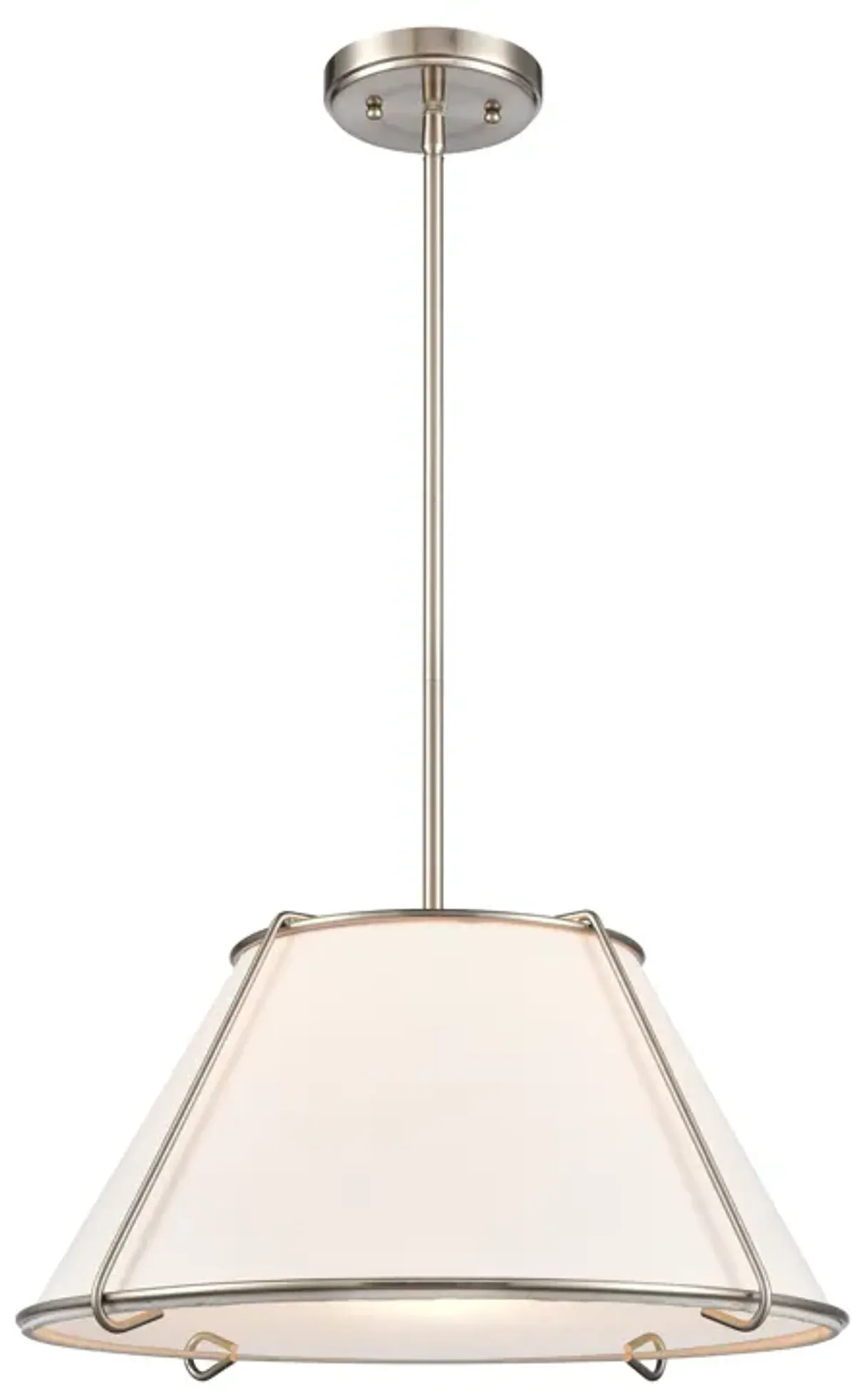 Regalia 18" Wide 1-Light Pendant - Satin Nickel