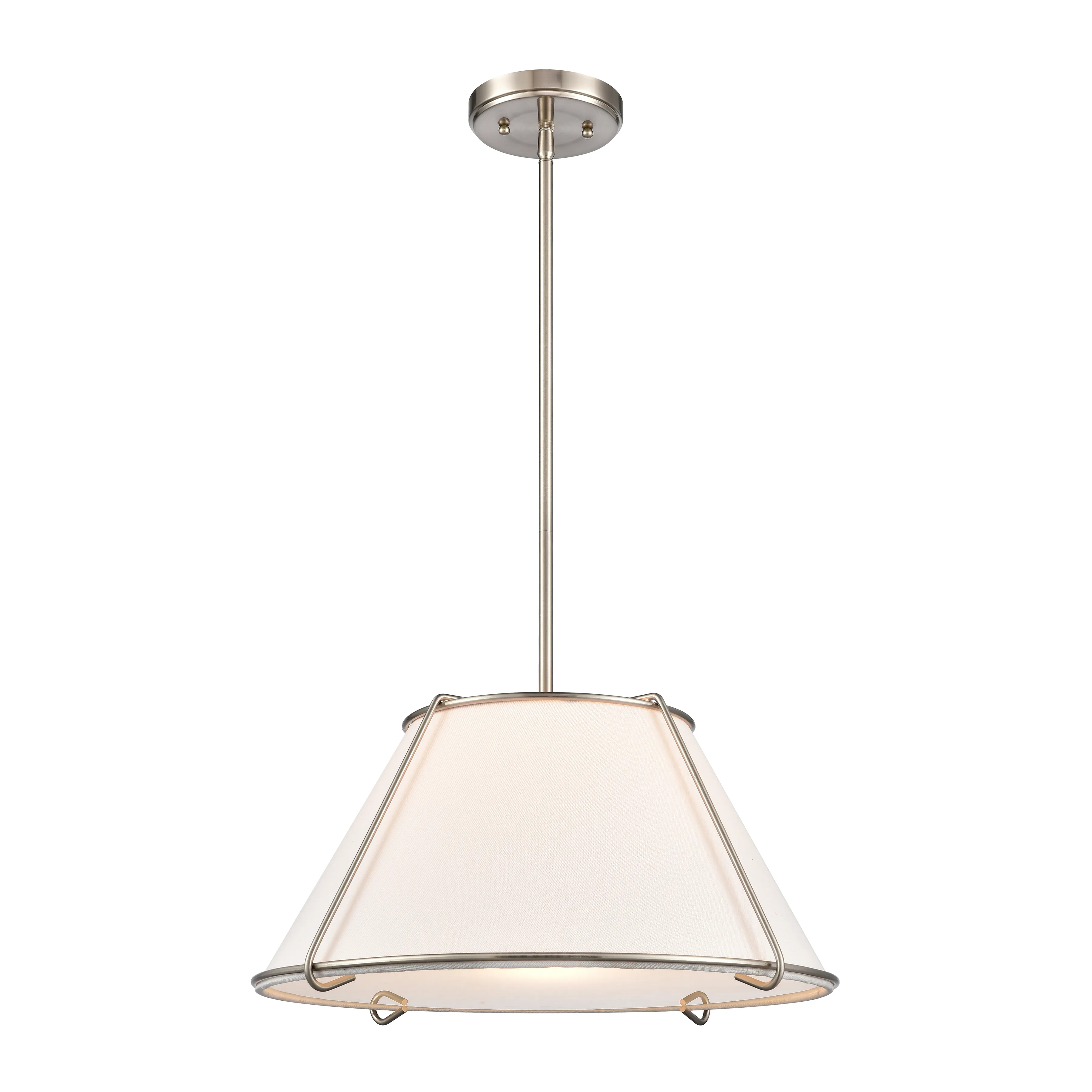 Regalia 18" Wide 1-Light Pendant - Satin Nickel