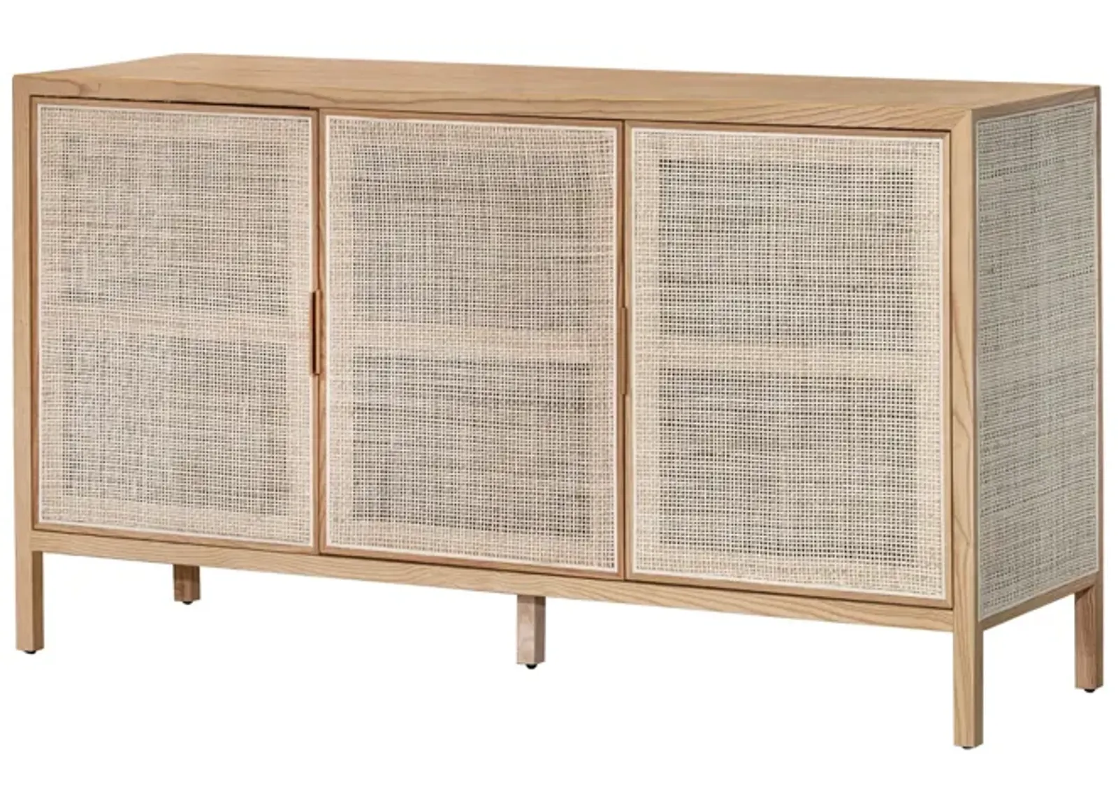 Rattan 3 Door Sideboard - Natural