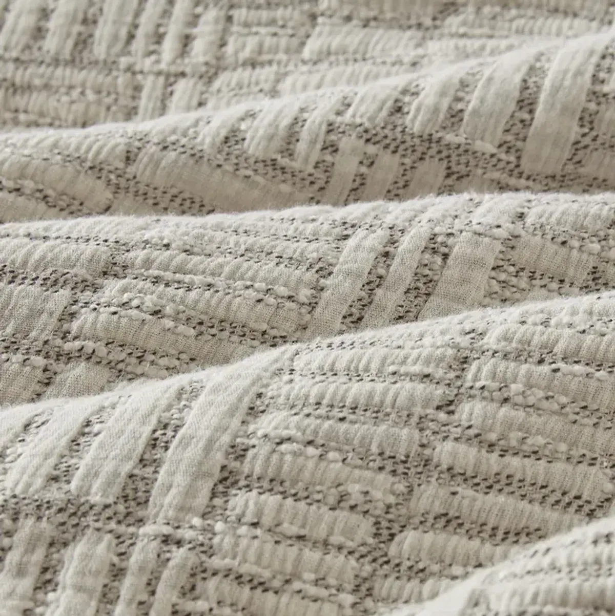 Oversized Cotton Matelasse Comforter Set