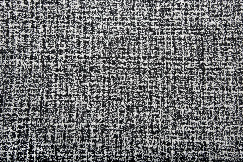 Brindleton Black/White Tweed Wool 2'6" x 8' Runner Rug