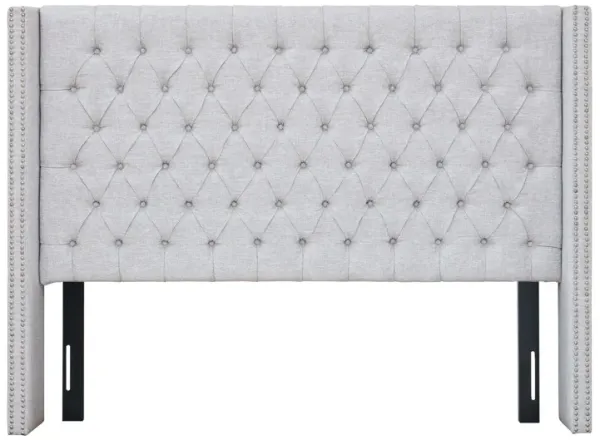 Madison Park Amelia Grey Upholstery Headboard
