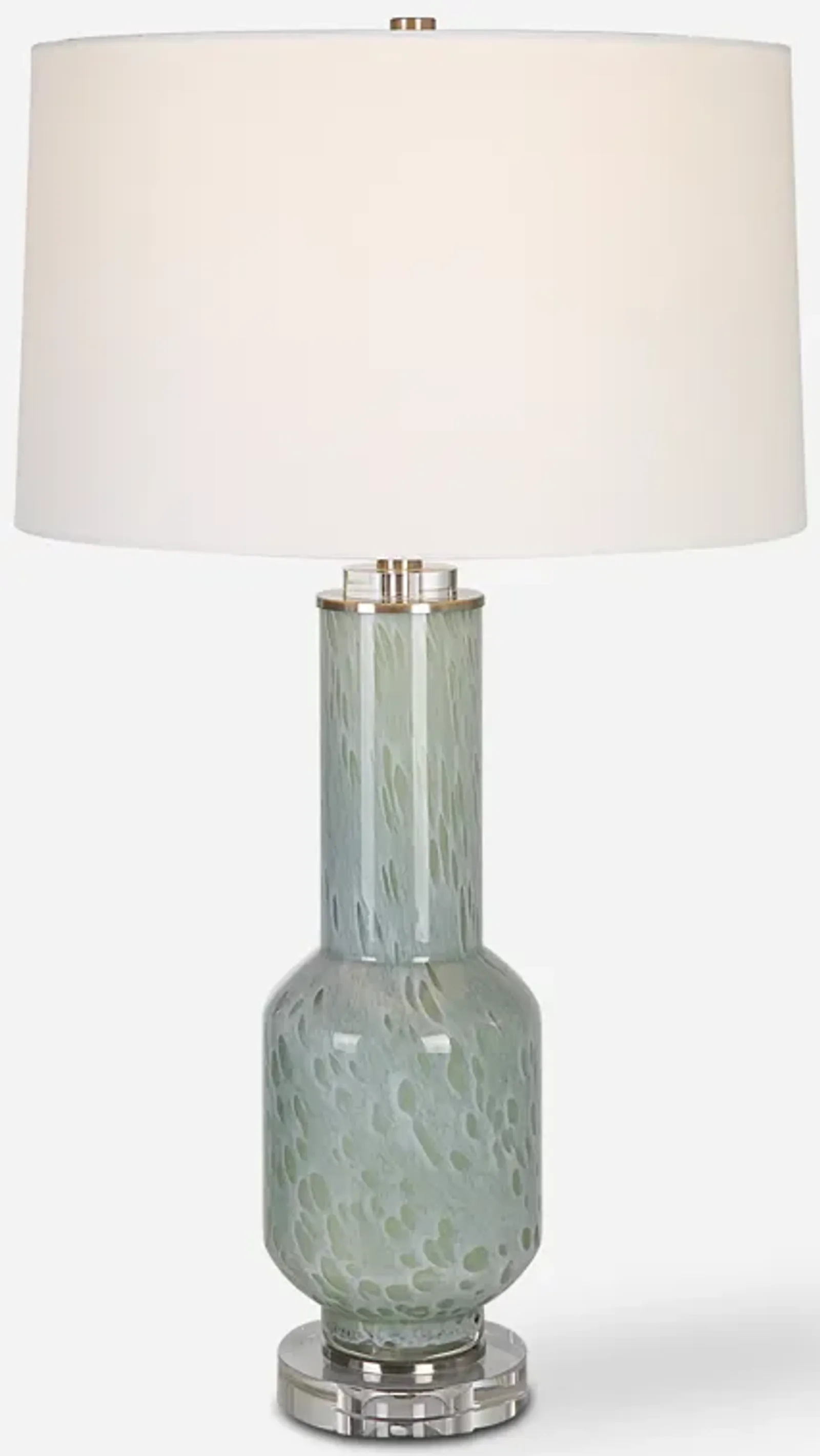 Imperia Aqua Gray Table Lamp