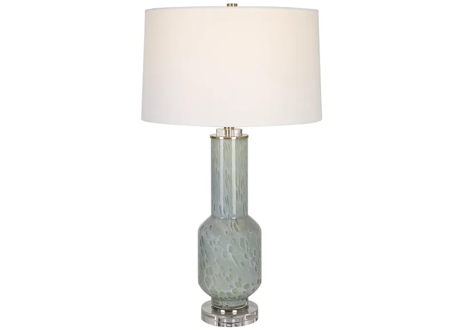 Imperia Aqua Gray Table Lamp