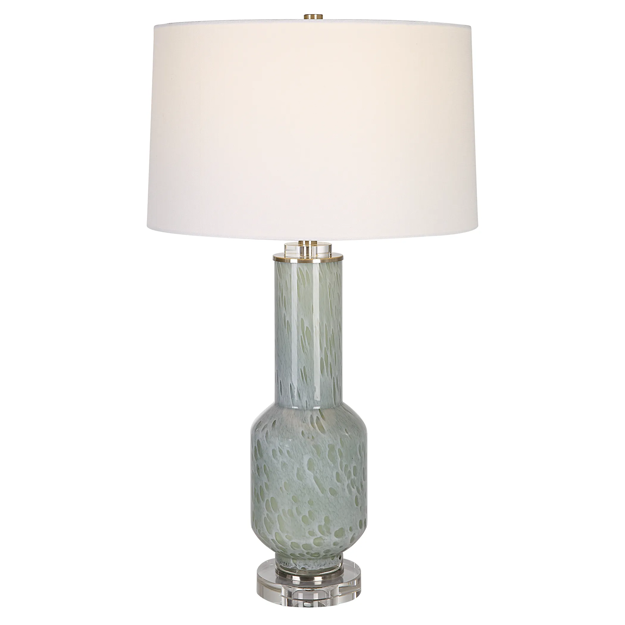 Imperia Aqua Gray Table Lamp