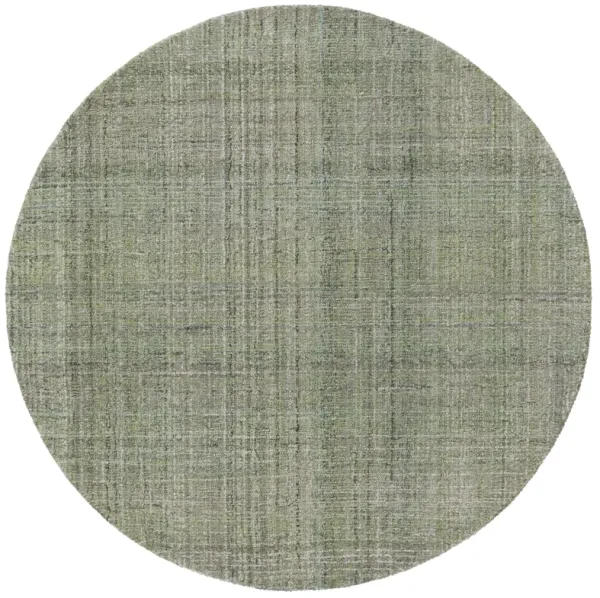 ABSTRACT Hand Tufted 6' x 6' Round area rug