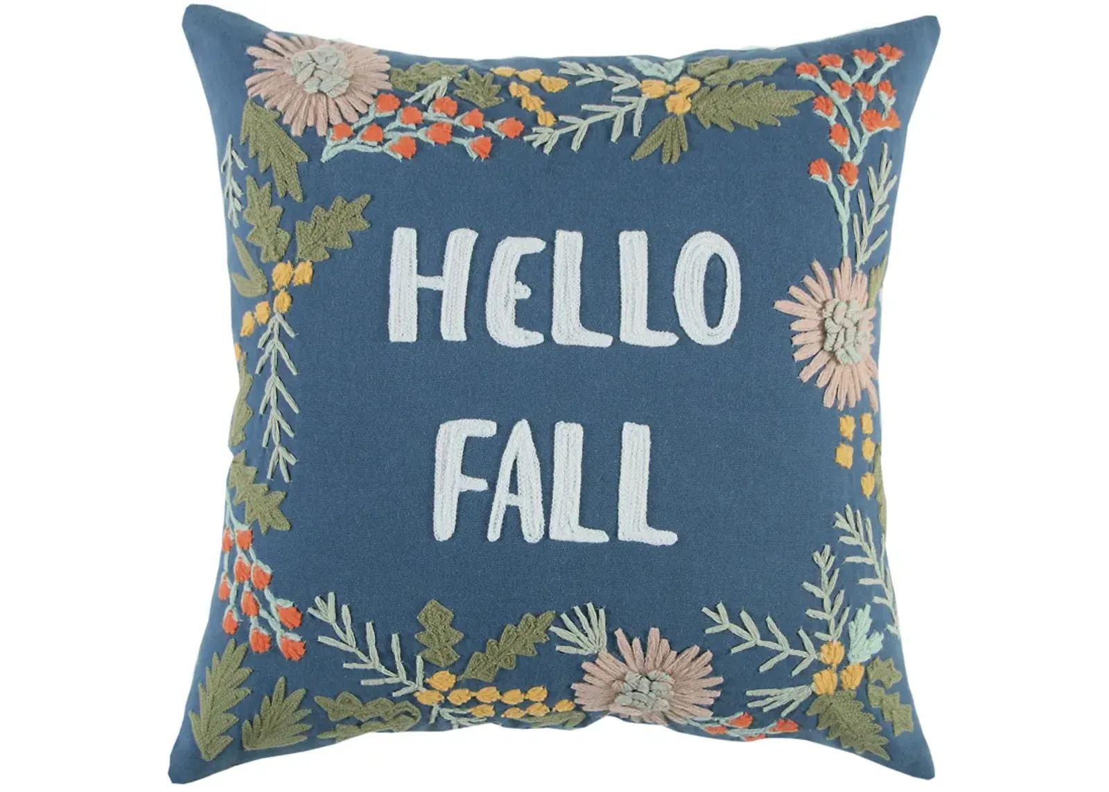 HARVEST 2021 Sentiment Blue Pillow