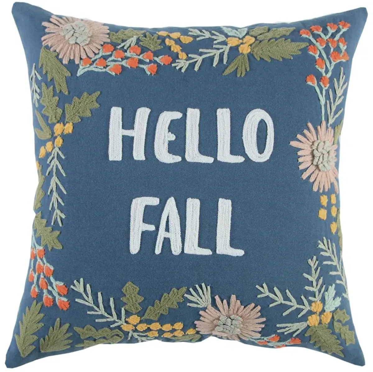 HARVEST 2021 Sentiment Blue Pillow