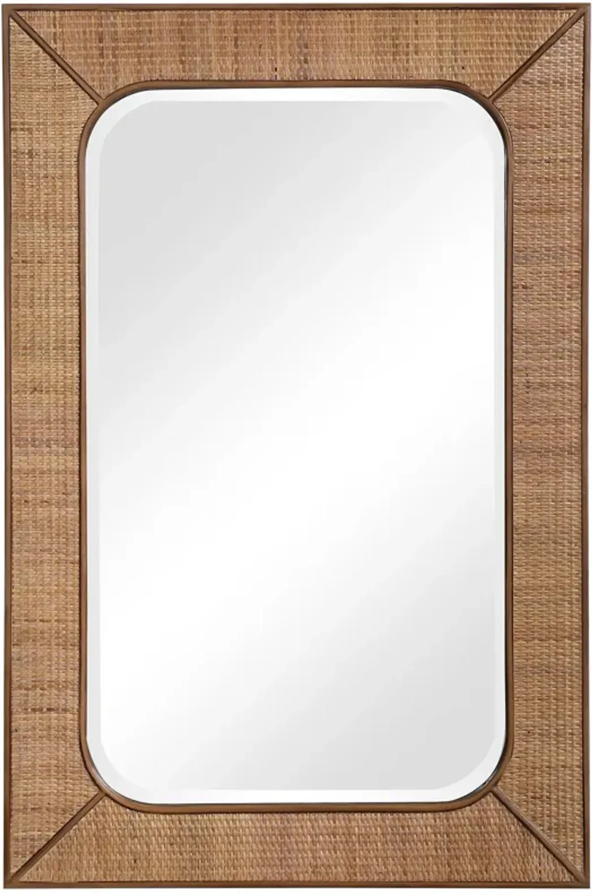 Tahiti Rattan Mirror