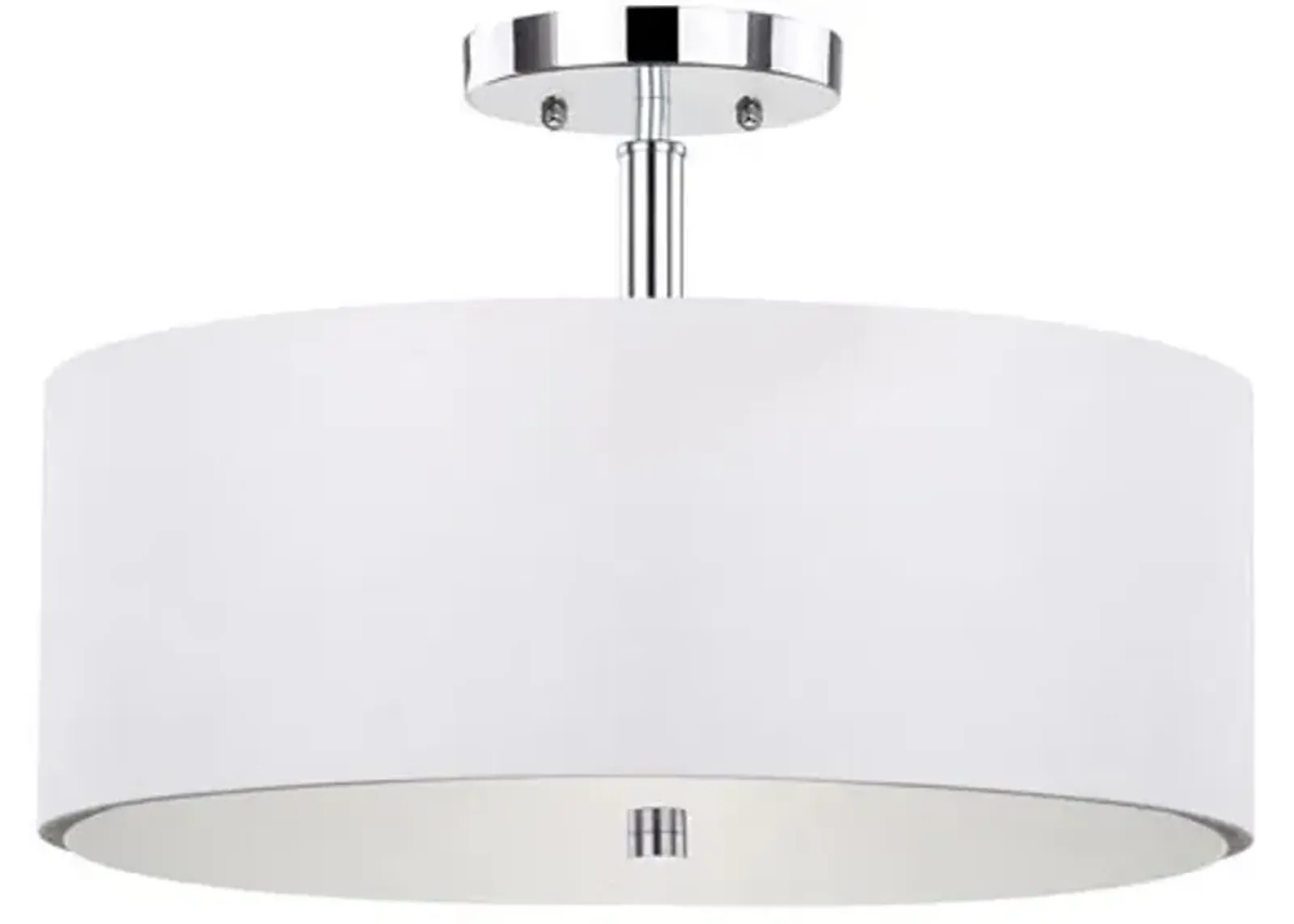 Clara 3 Light Semi Flush Drum Light