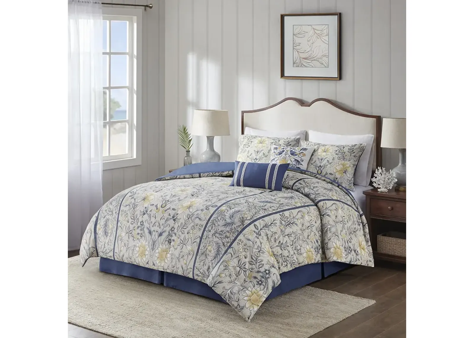 Harbor House Livia Multi 6 Piece Cotton Comforter Set