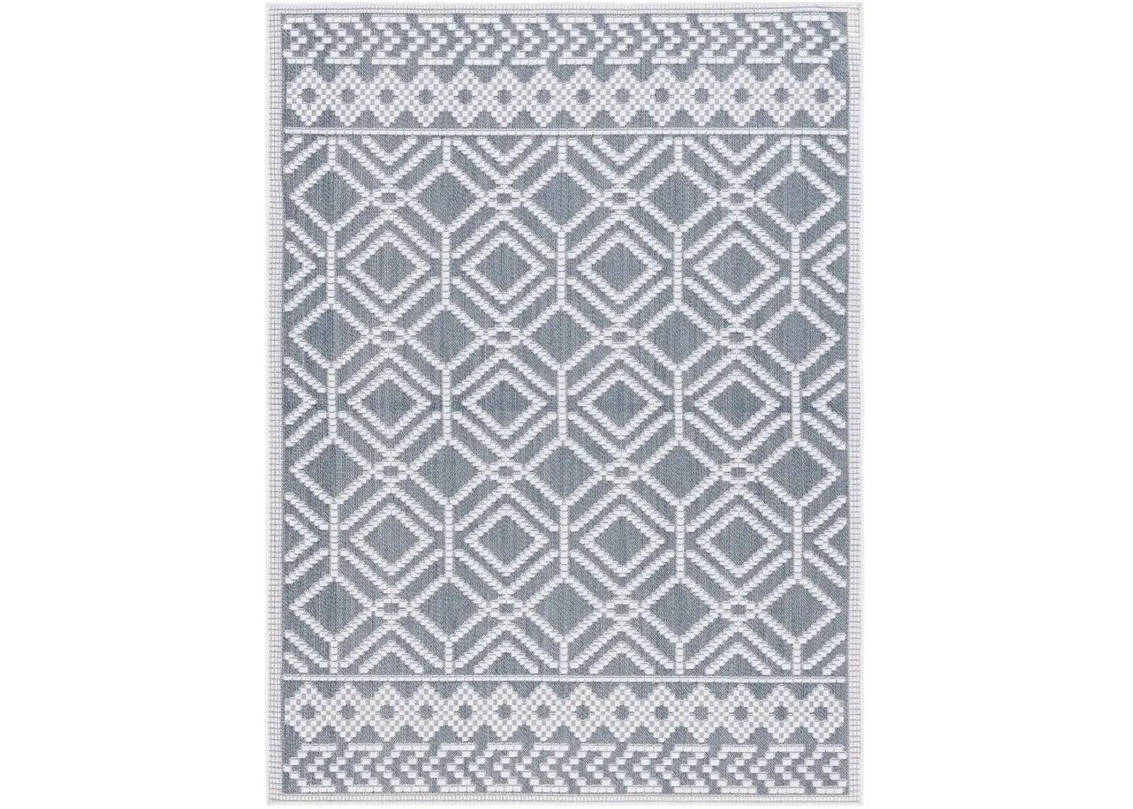 BERMUDA 874 Blue 8' X 10' Large Rectangle Rug