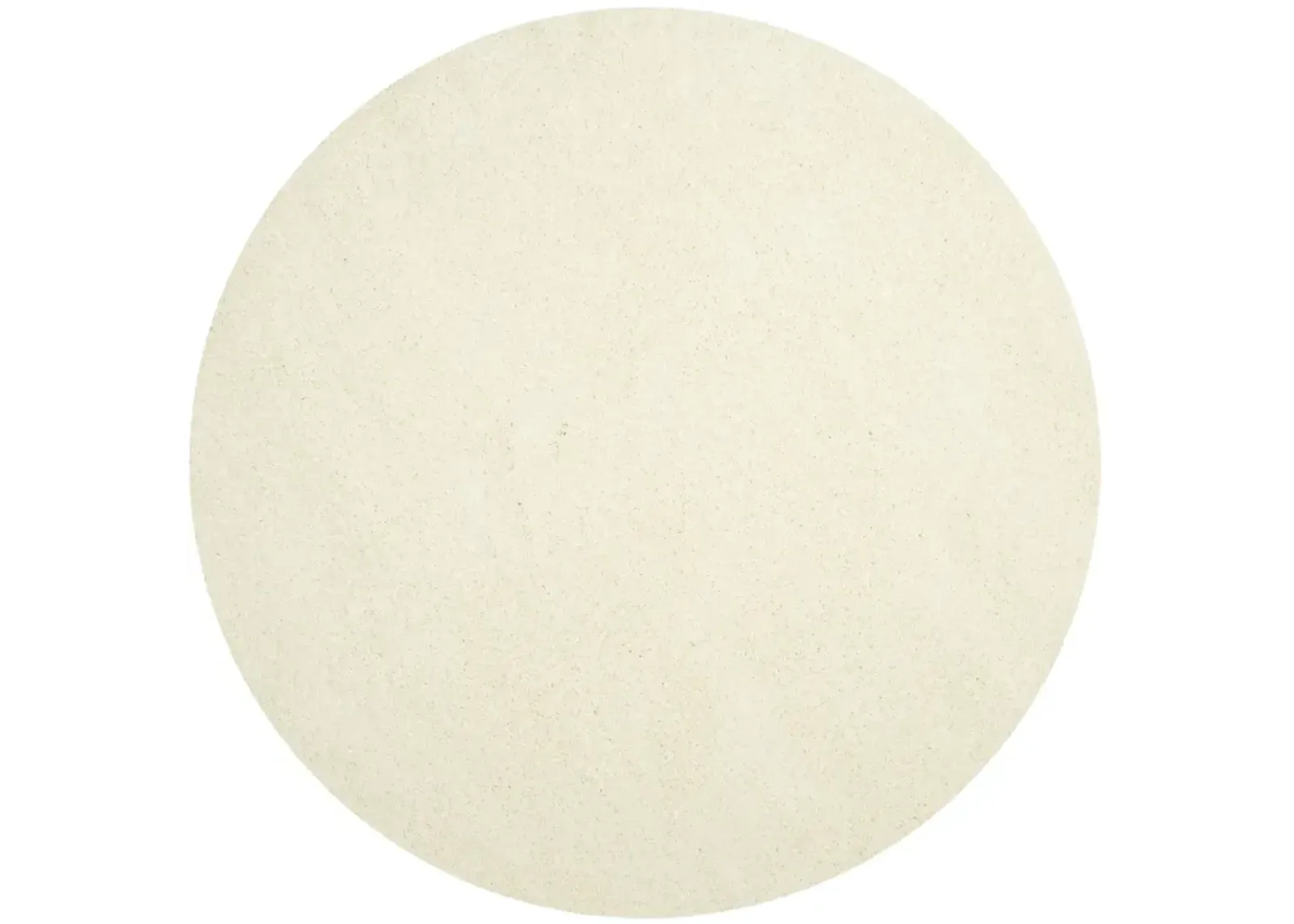 LAGUNA SHAG 303 IVORY 5'-3' x 5'-3' Round Round Rug