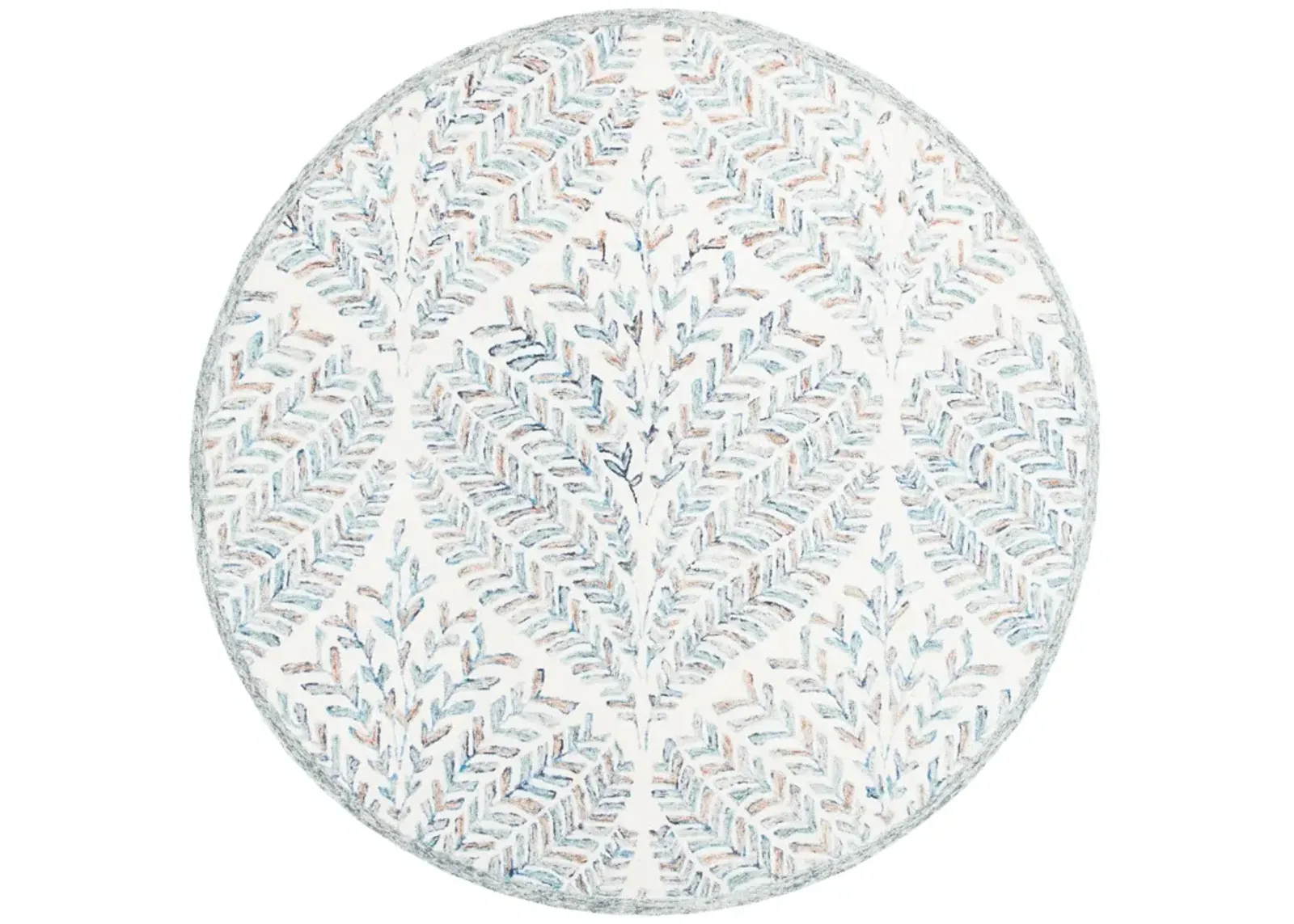 CAPRI 208 IVORY  11' x 11' Round Round Rug