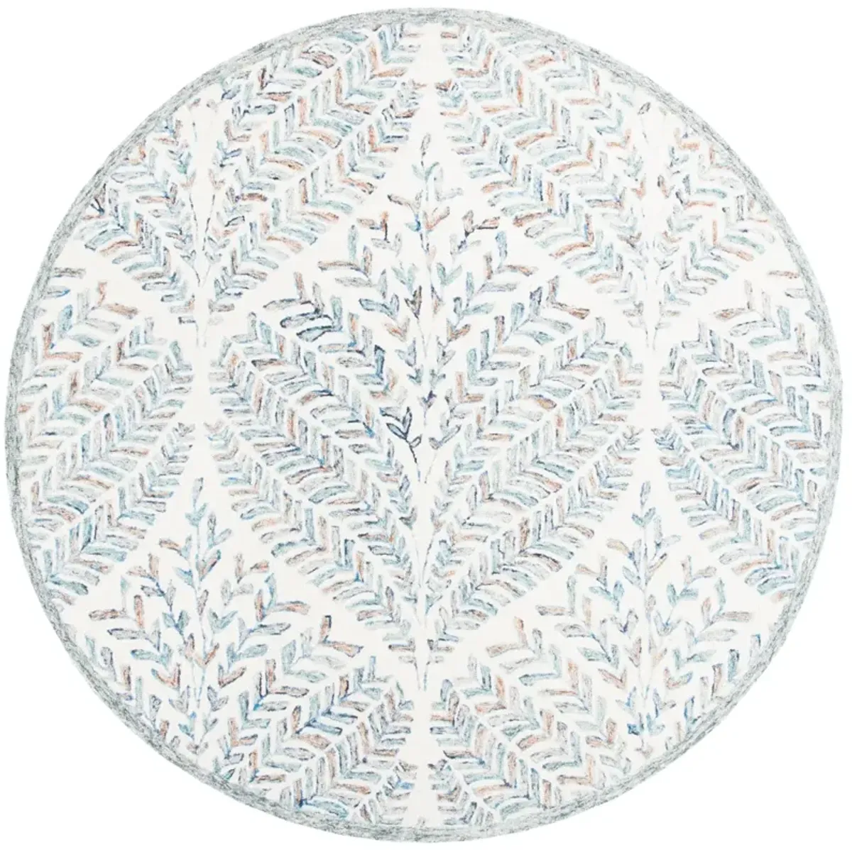 CAPRI 208 IVORY  11' x 11' Round Round Rug