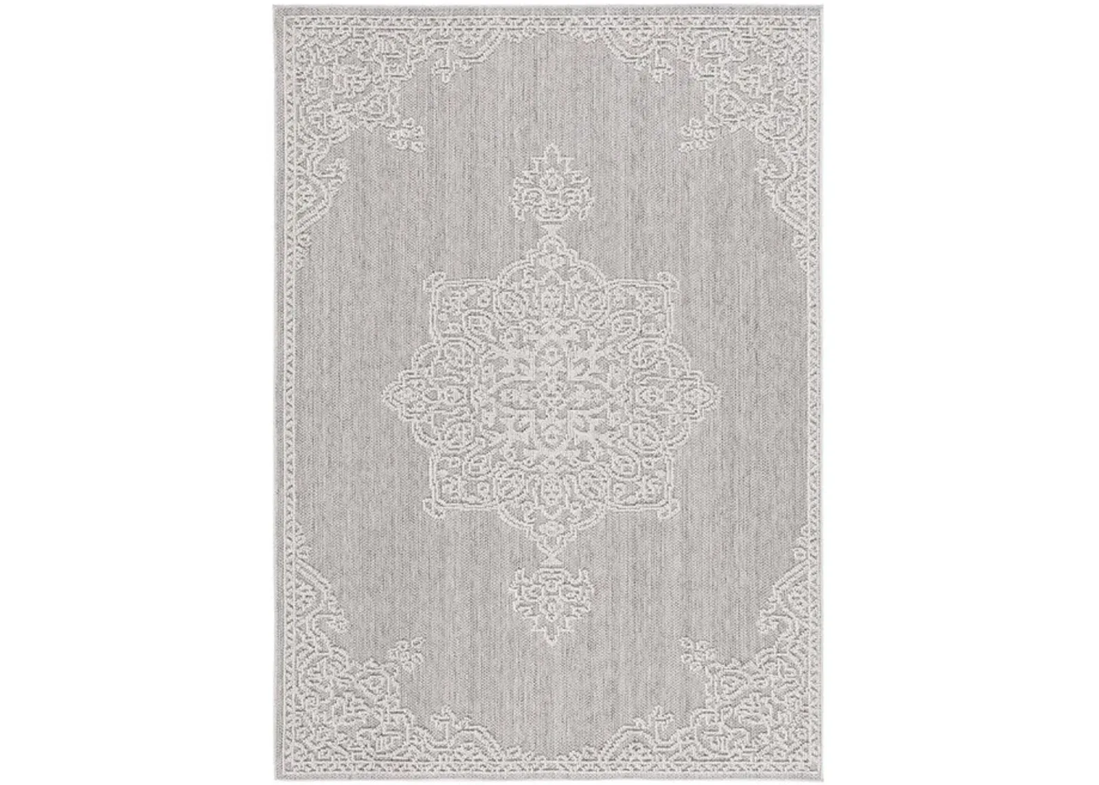 GLOBAL 228 Grey  5'-3' X 7'-6' Medium Rectangle Rug