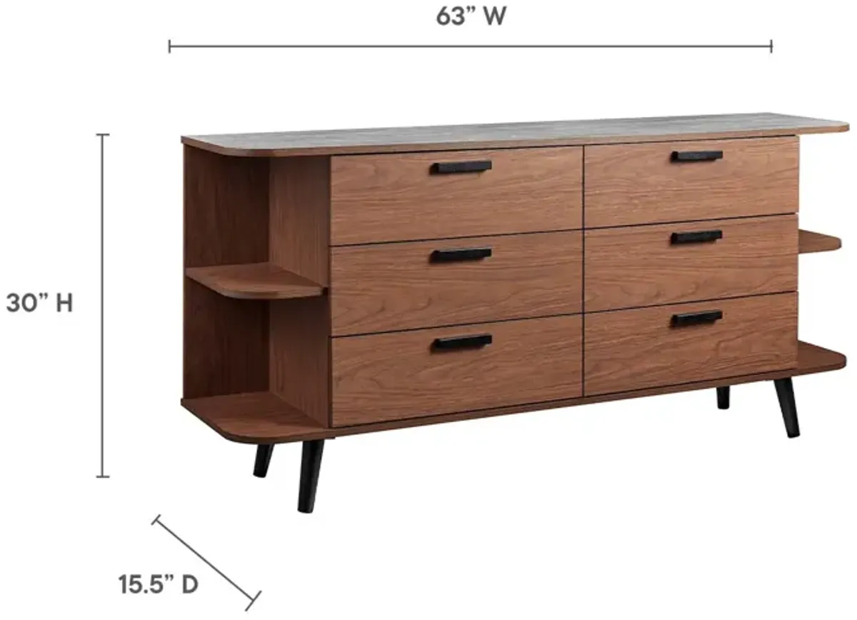 Langston Open Display Storage Sideboard