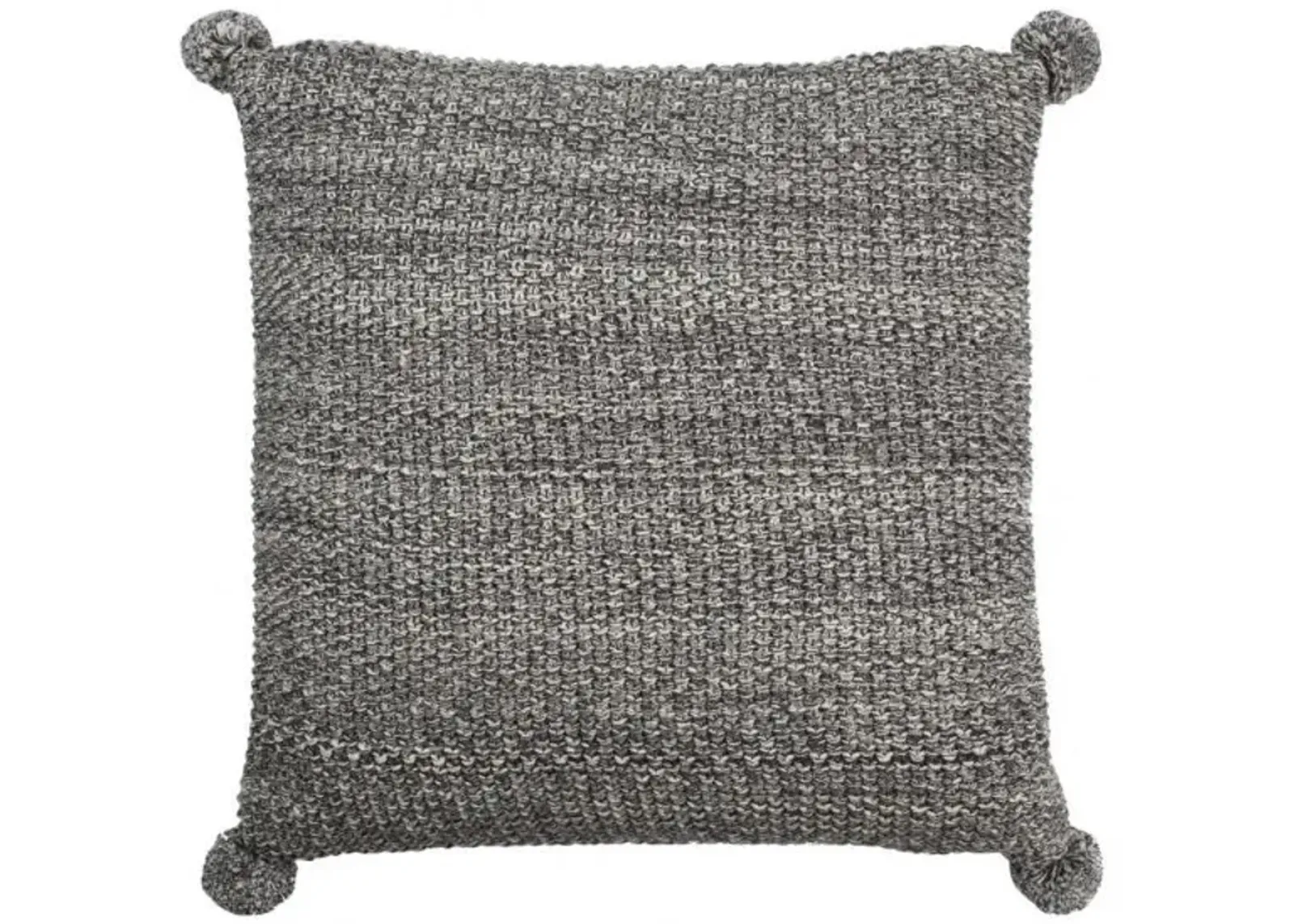 Pom Pom Knit Pillow