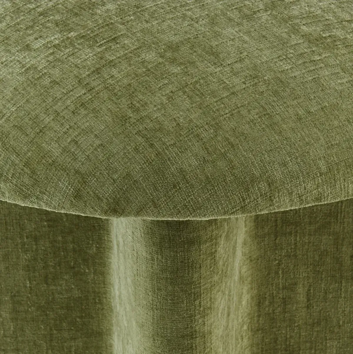 Cielo Fabric Ottoman, Millburry Green 