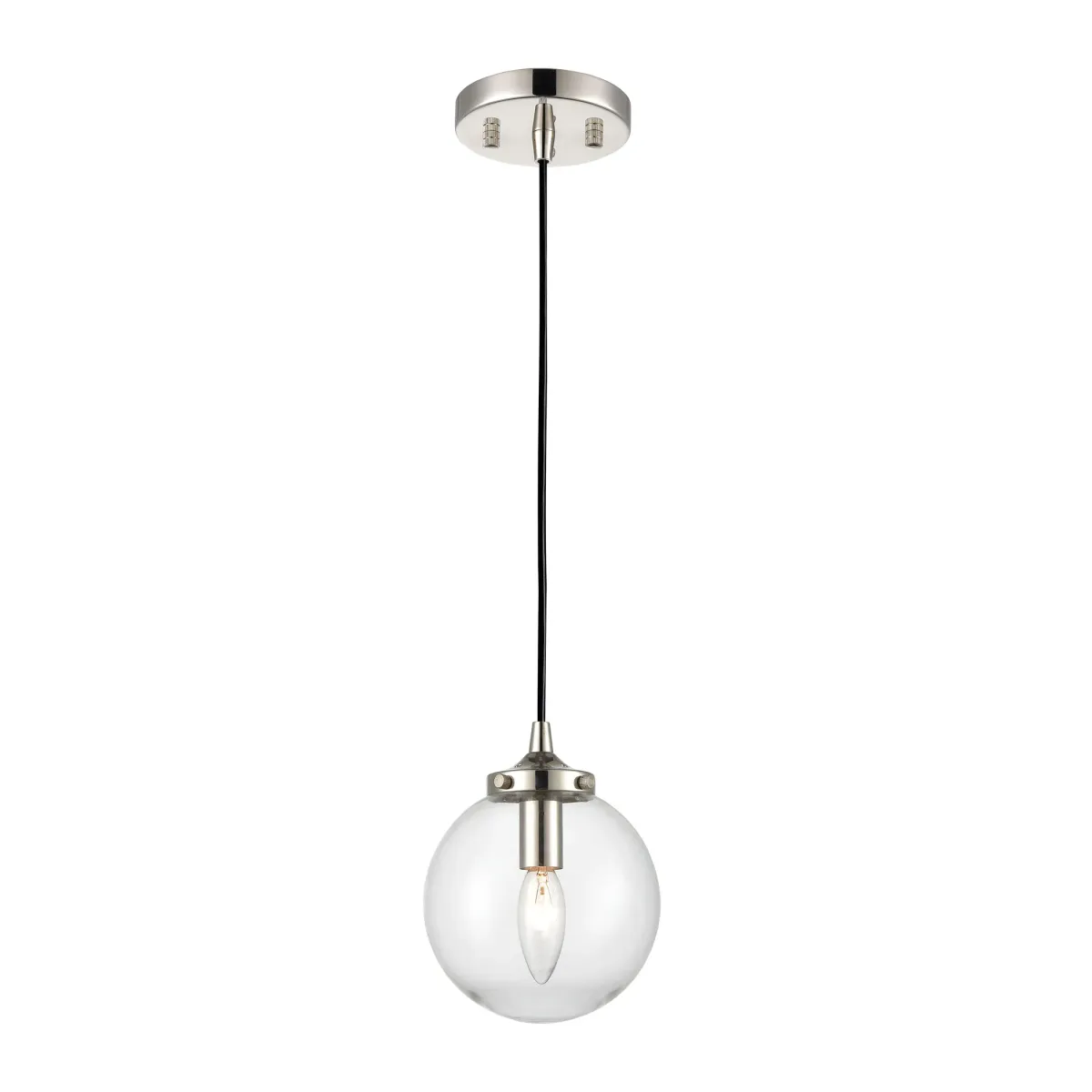 Boudreaux 6" Wide 1-Light Mini Pendant - Matte Black