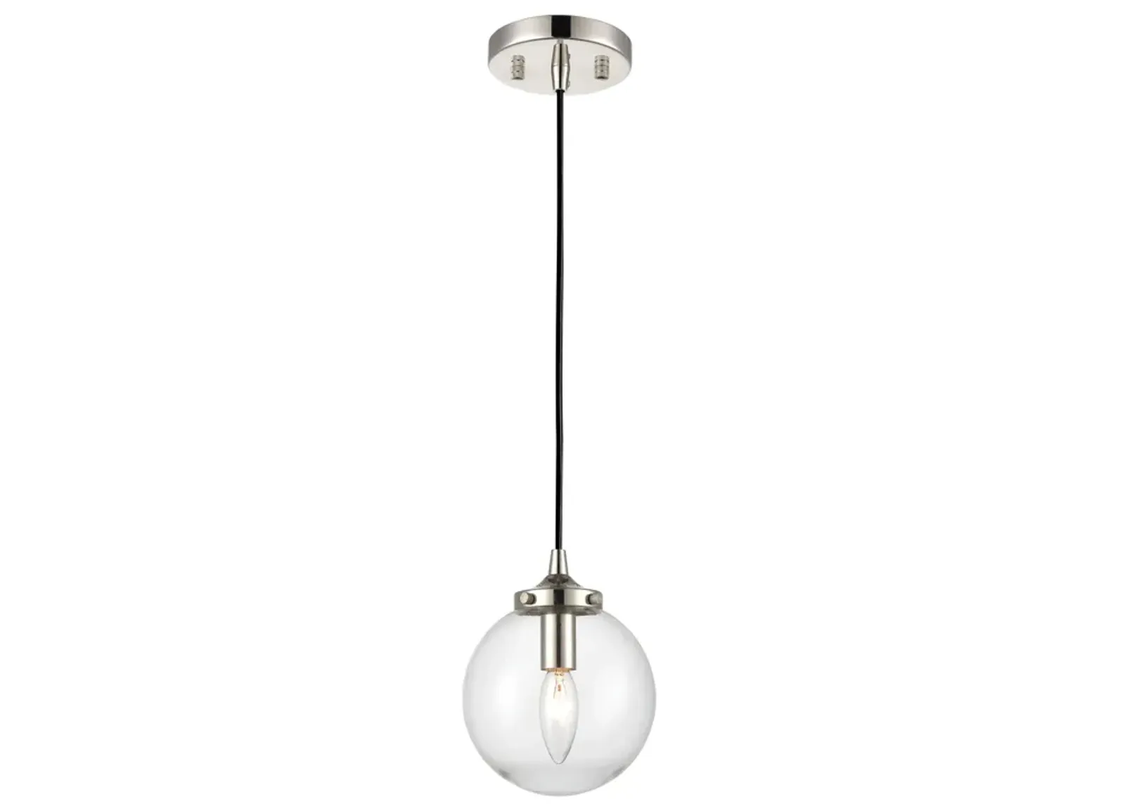 Boudreaux 6" Wide 1-Light Mini Pendant - Matte Black