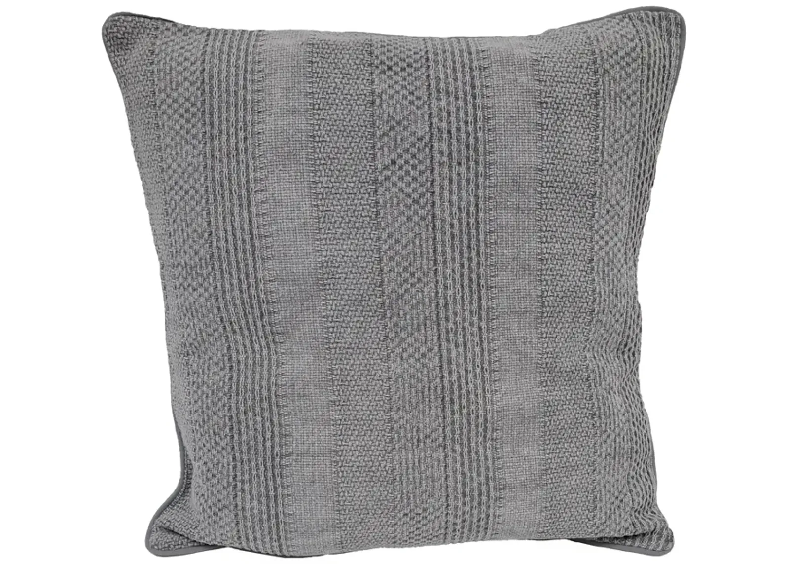 Saskia 22x22'' Pillow - Gray