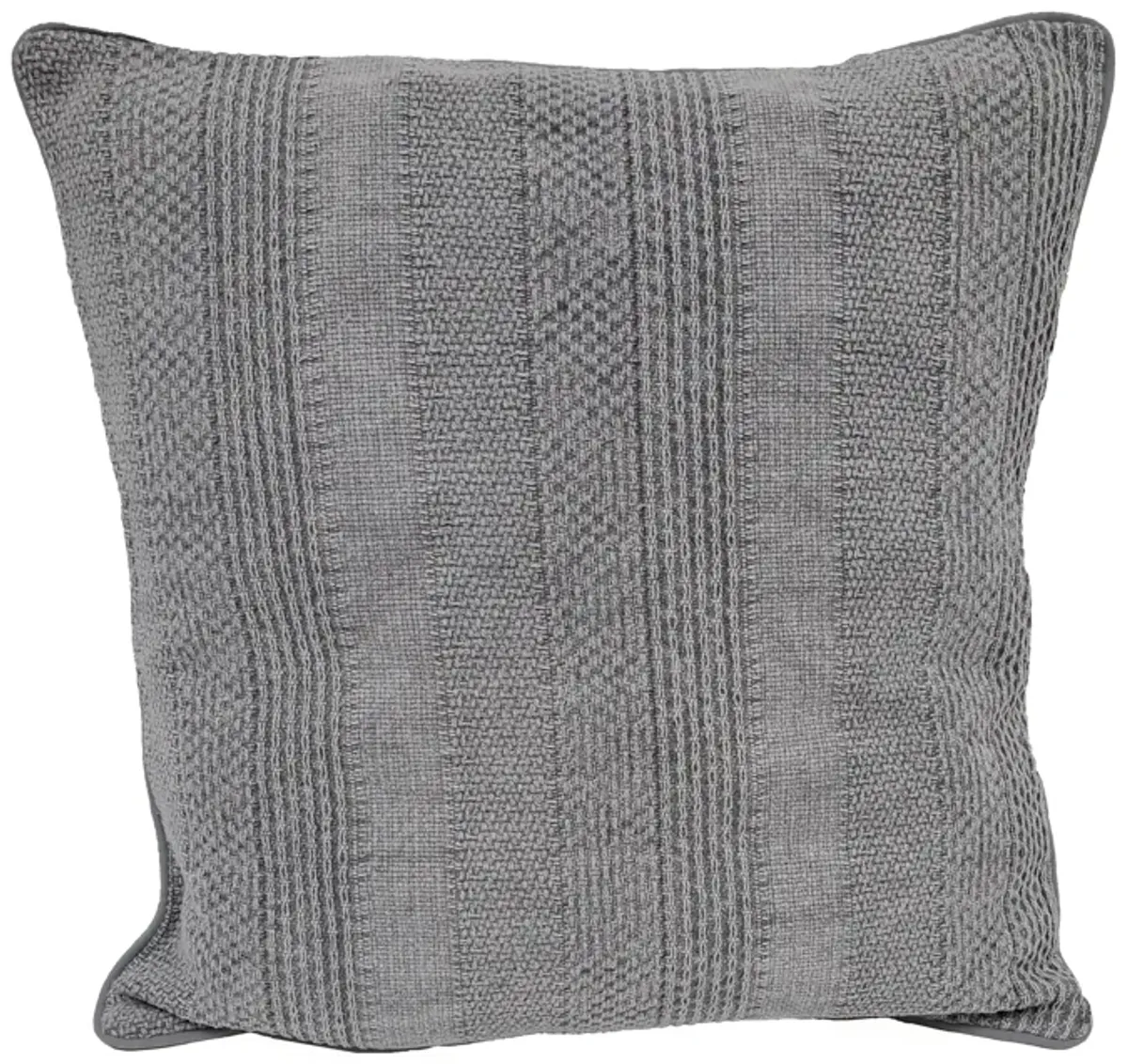 Saskia 22x22'' Pillow - Gray