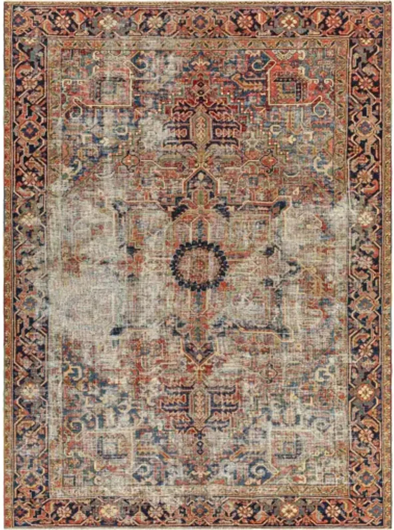 Antique One of a Kind AOOAK-1035 8'10" x 12' Handmade Rug