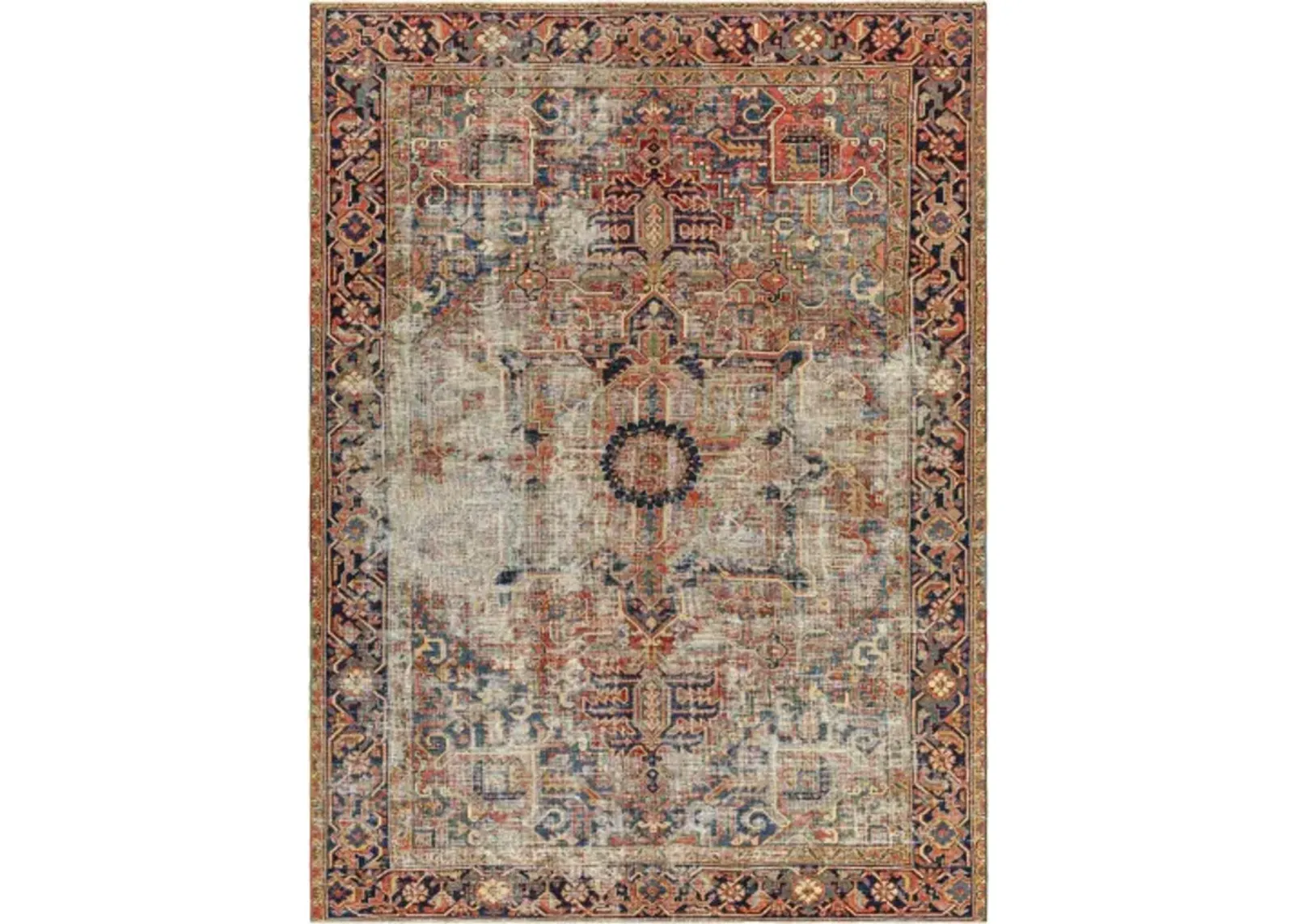 Antique One of a Kind AOOAK-1035 8'10" x 12' Handmade Rug