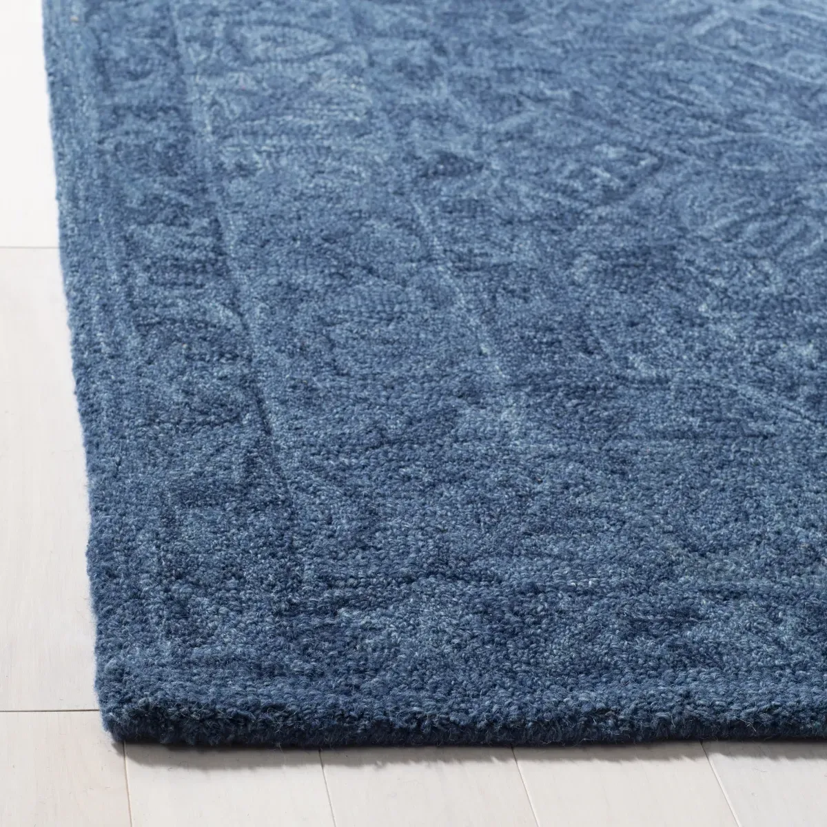 DIP DYE 151 NAVY BLUE 9' x 9' Square Square Rug