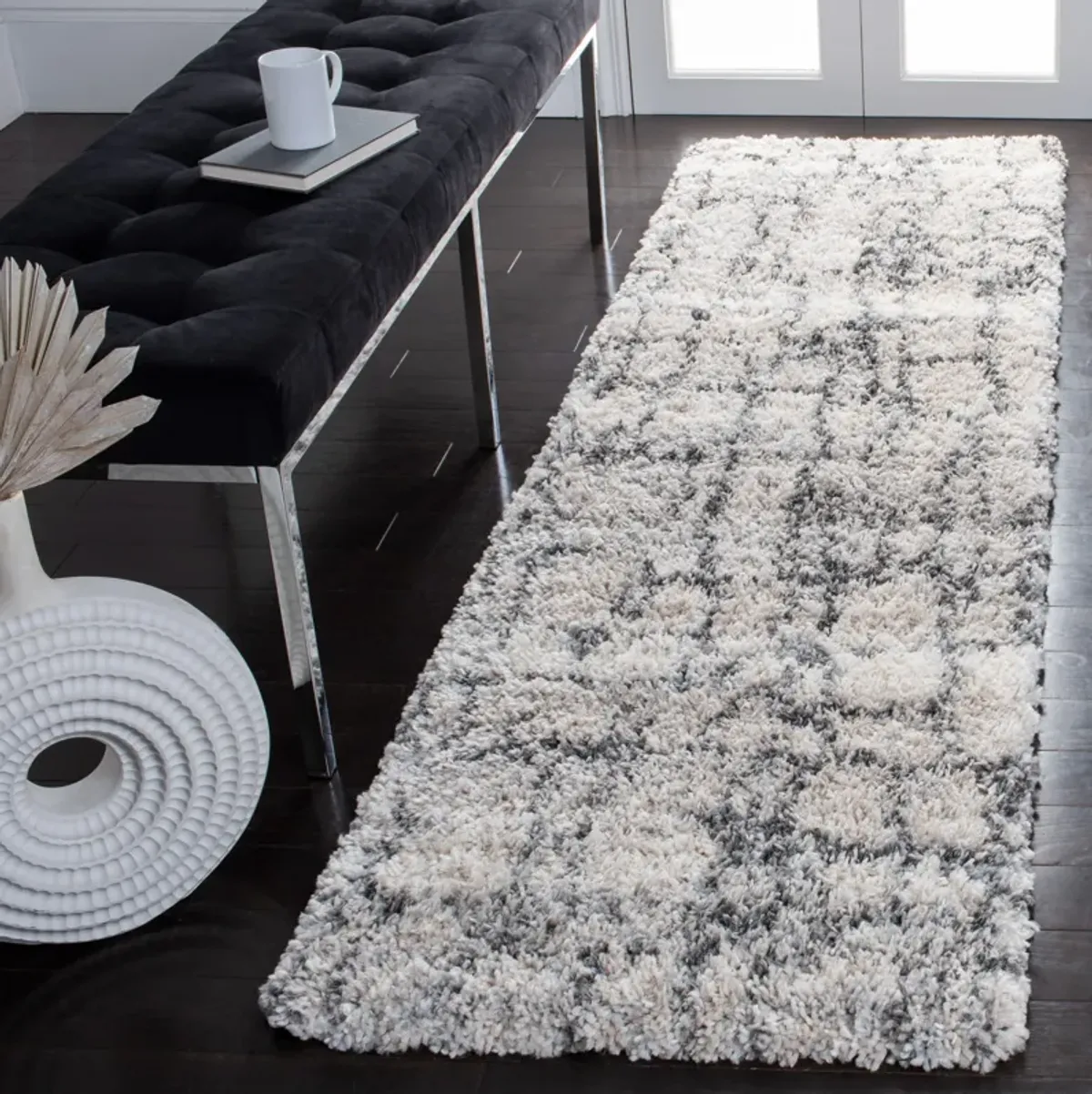 FONTANA SHAG Runner Power Loomed 2'-3" X 12' Rug