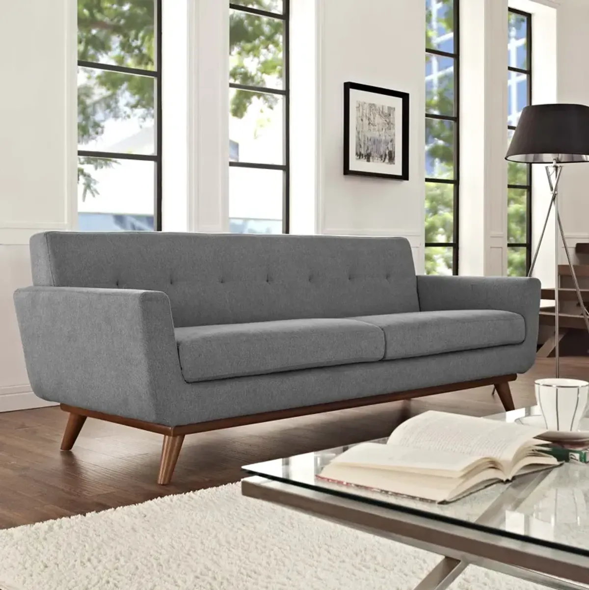 Engage Upholstered Fabric Sofa