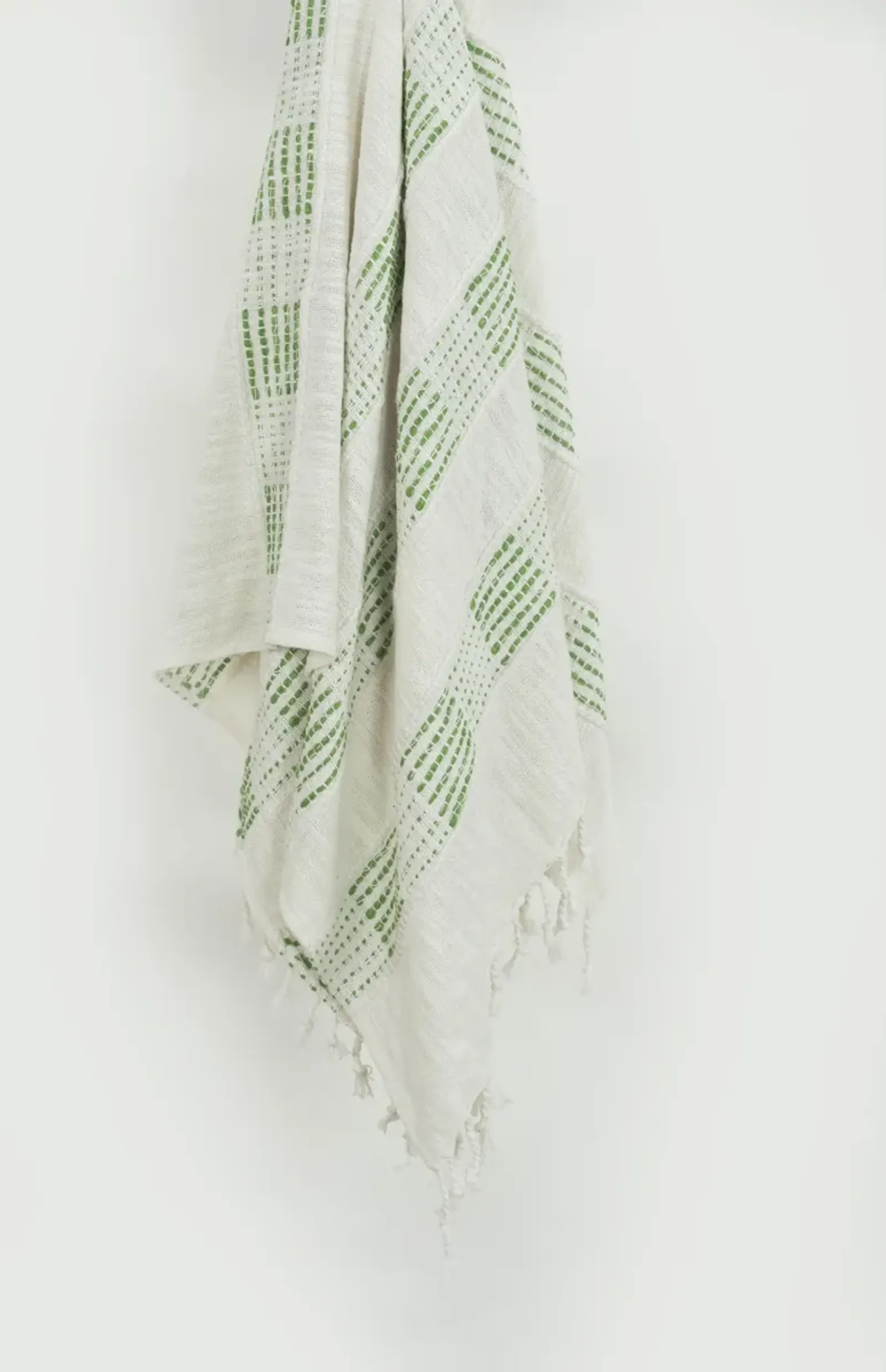 Stripe Green Throw