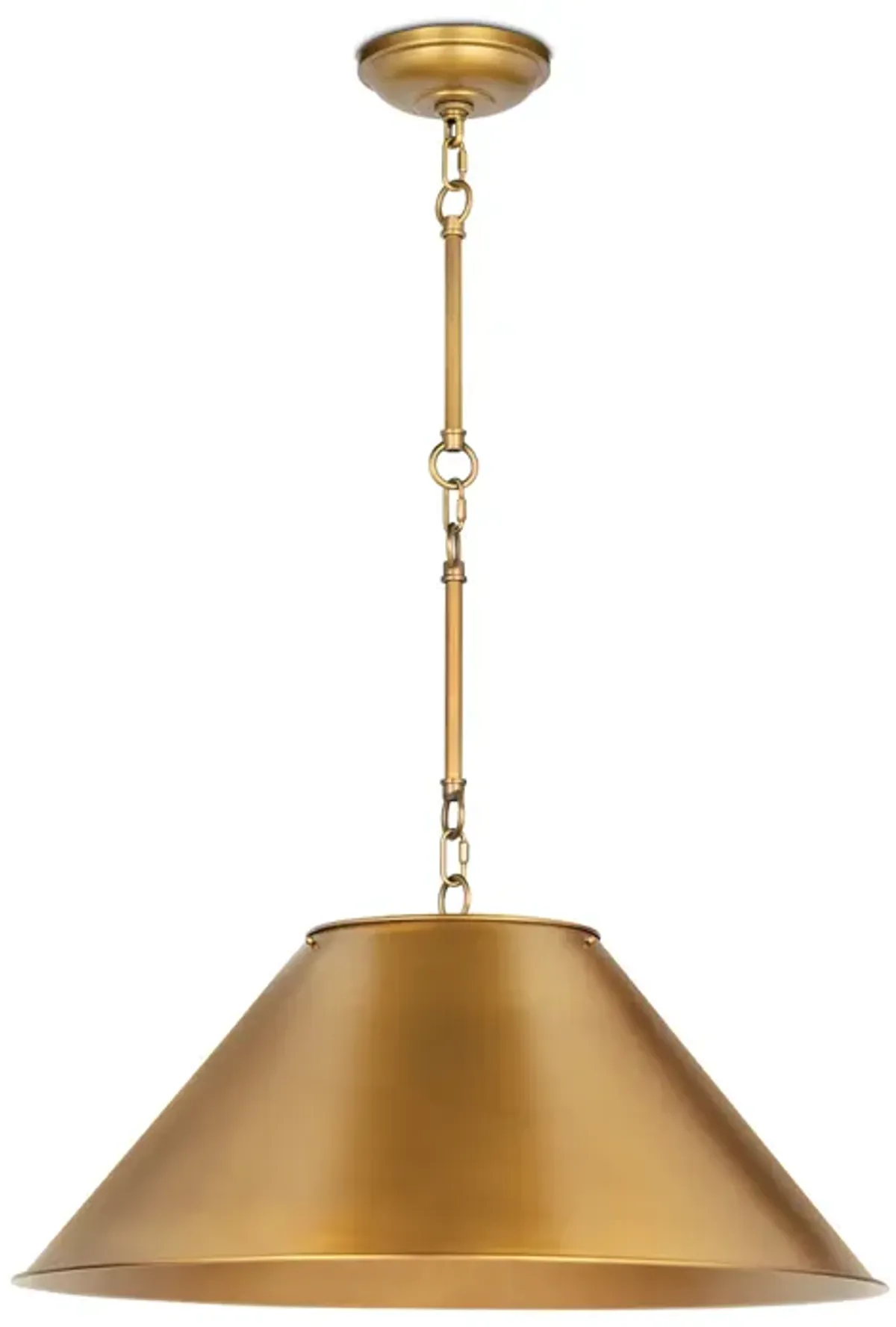 Reese Natural Brass Pendant 