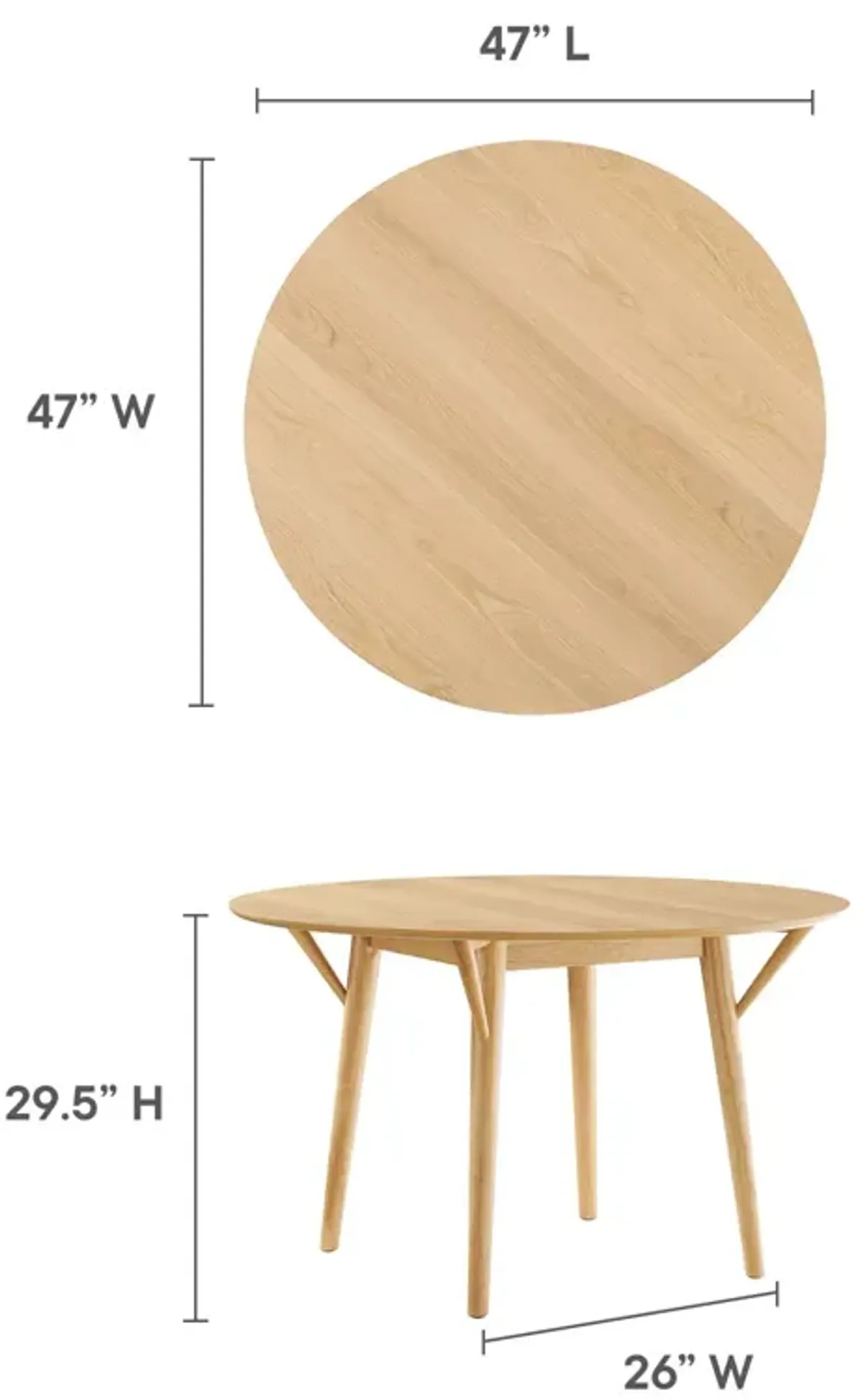 Gallant 47" Round Dining Table