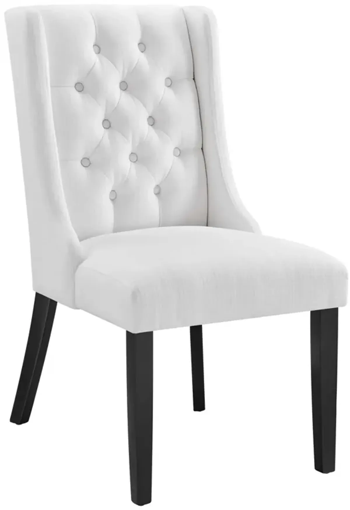 Baronet Button Tufted Fabric Dining Chair