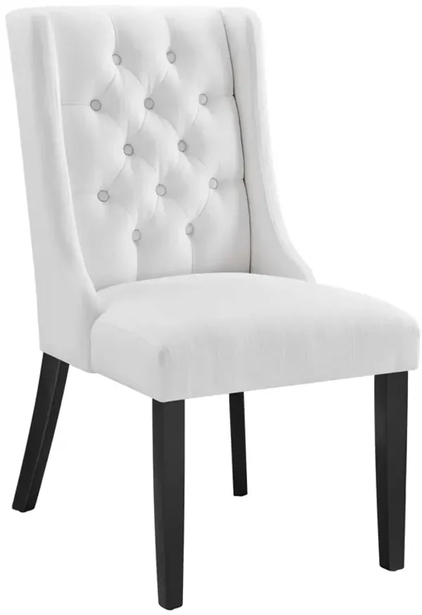 Baronet Button Tufted Fabric Dining Chair